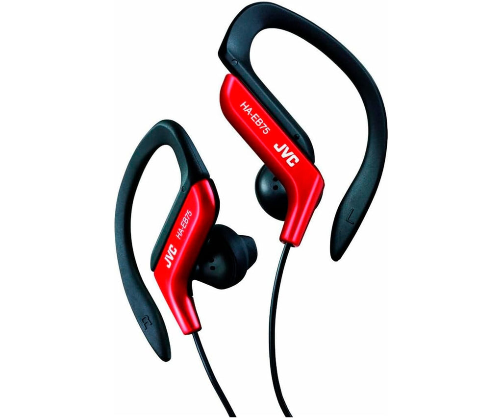 JVC HA-EB75 RED / AURICULARES DEPORTIVOS CON GANCHO DE SUJECIÓN AJUSTABLE