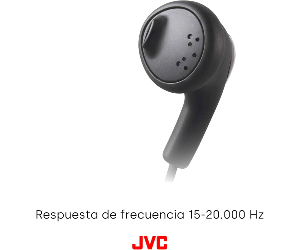 JVC HA-F160 BLACK / AURICULARES TIPO BOTÓN - detalle