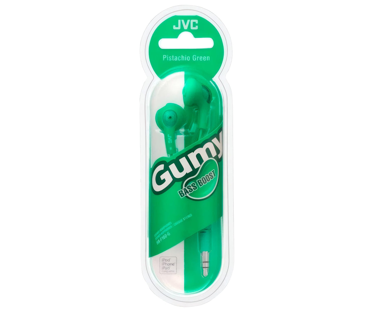 JVC HA-F160 GREEN / AURICULARES TIPO BOTÓN - detalle