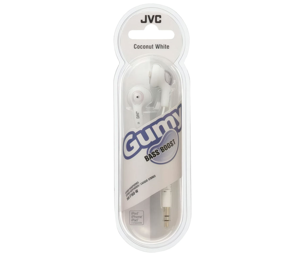 JVC HA-F160 WHITE / AURICULARES TIPO BOTÓN - detalle