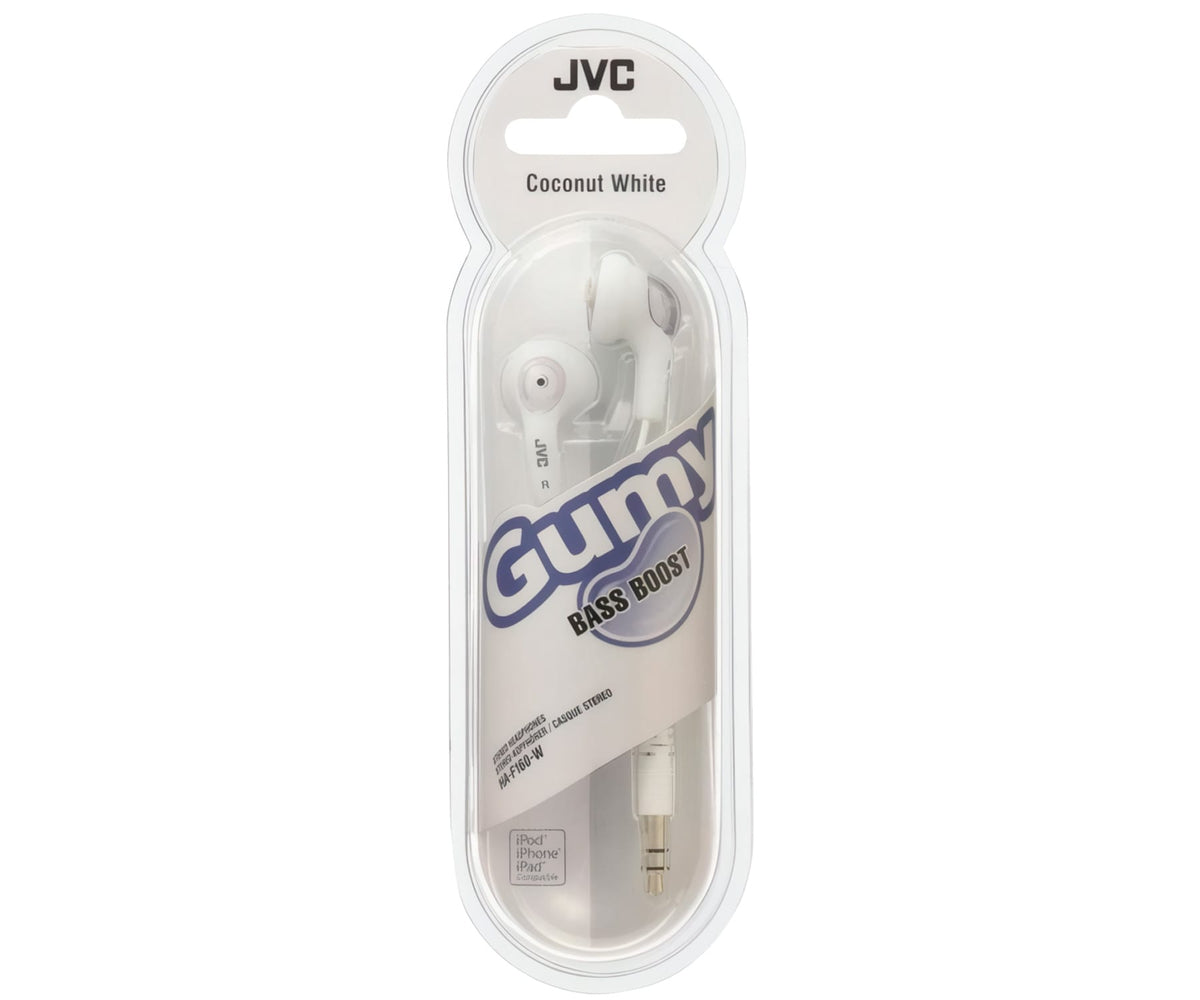 JVC HA-F160 WHITE / AURICULARES TIPO BOTÓN - detalle