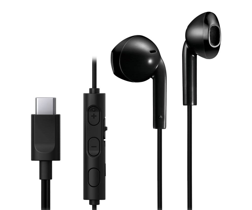 JVC HA-FR17UC BLACK / AURICULARES DE TIPO BOTÓN CON USB-C