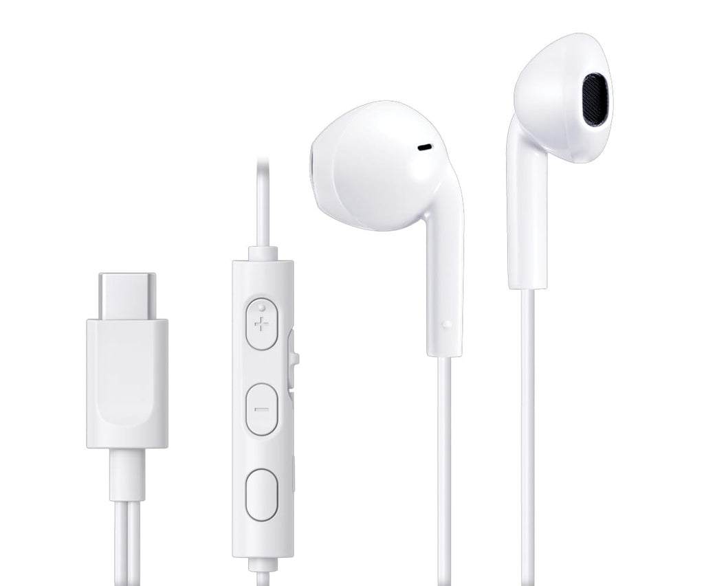 JVC HA-FR17UC WHITE / AURICULARES DE TIPO BOTÓN CON USB-C