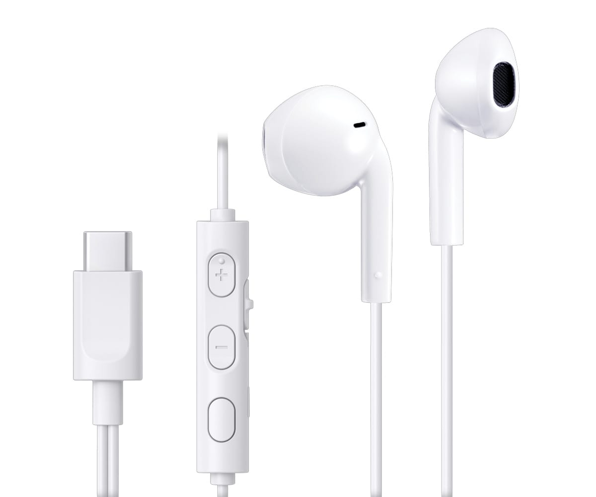 JVC HA-FR17UC WHITE / AURICULARES DE TIPO BOTÓN CON USB-C
