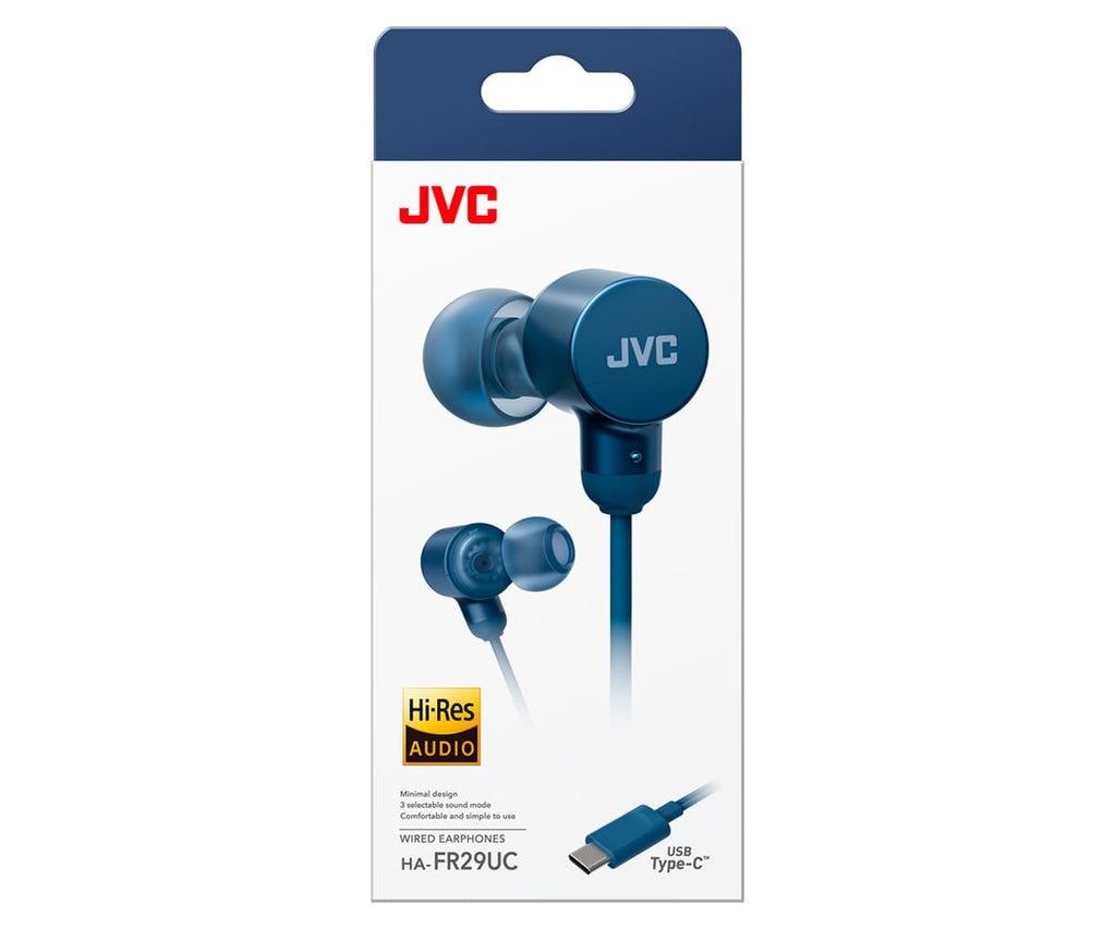 JVC HA-FR29UC BLUE / AURICULARES CON CABLE USB-C™ MICRÓFONO Y MANDO A DISTANCIA - detalle