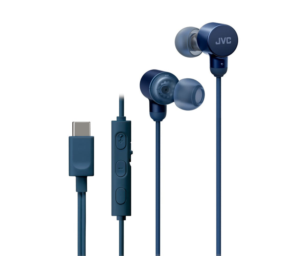 JVC HA-FR29UC BLUE / AURICULARES CON CABLE USB-C™ MICRÓFONO Y MANDO A DISTANCIA