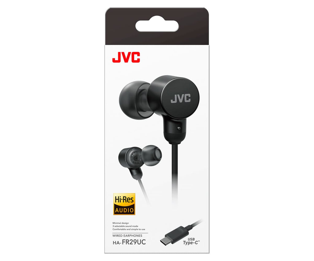 JVC HA-FR29UC BLACK / AURICULARES CON CABLE USB-C™ MICRÓFONO Y MANDO A DISTANCIA - detalle