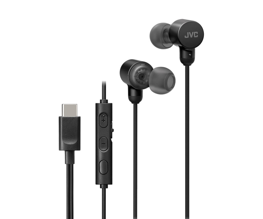 JVC HA-FR29UC BLACK / AURICULARES CON CABLE USB-C™ MICRÓFONO Y MANDO A DISTANCIA