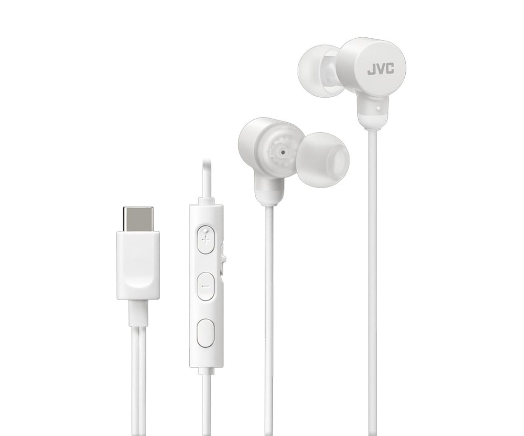 JVC HA-FR29UC WHITE / AURICULARES CON CABLE USB-C™ MICRÓFONO Y MANDO A DISTANCIA