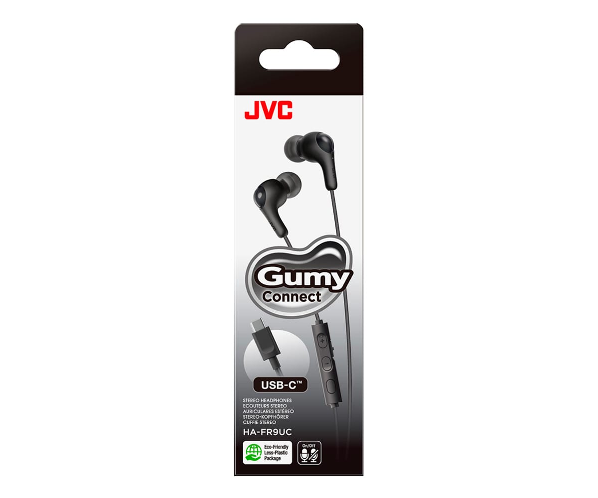 JVC HA-FR9UC GUMY CONNECT BLACK / AURICULARES CON CABLE USB-C™ - detalle