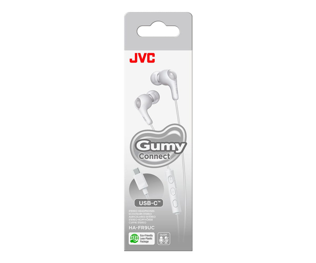 JVC HA-FR9UC GUMY CONNECT WHITE / AURICULARES CON CABLE USB-C™ - detalle