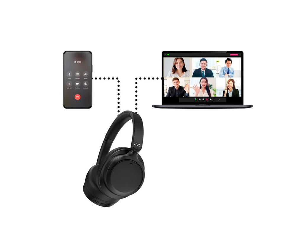 JVC HA-S95N BLACK / AURICULARES INALÁMBRICOS, LIGEROS Y ENVOLVENTES CON CANCELACIÓN DE RUIDO HÍBRIDA - detalle