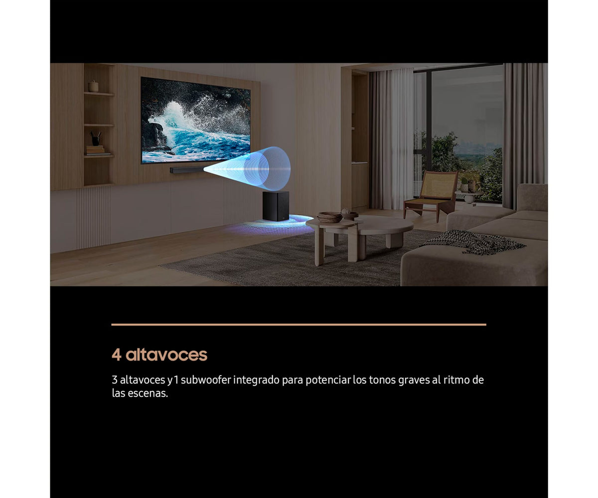 SAMSUNG HW-B650F BLACK / BARRA DE SONIDO B650F SERIE B 3.1 CON SUBWOOFER Y DOLBY 5.1 2025 - detalle