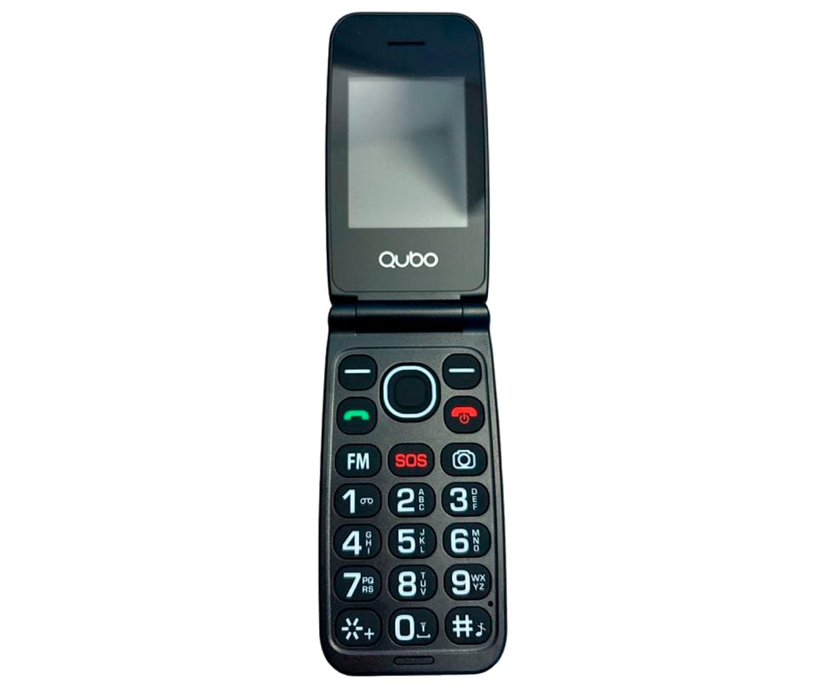 QUBO SENIOR NEONW-BK 4G NEGRO / MÓVIL 2.4"
