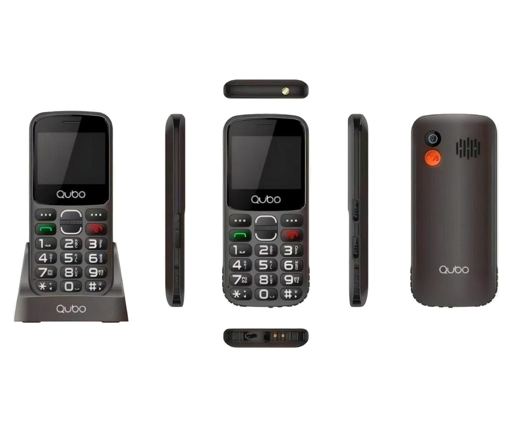 QUBO SENIOR X-230BKC 4G NEGRO / MÓVIL 2.31" - detalle