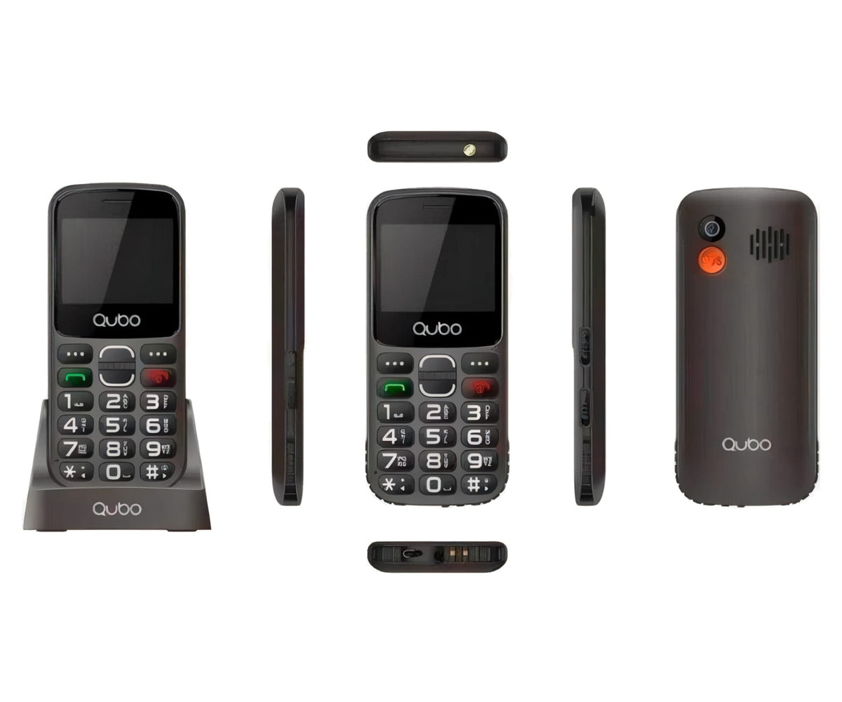 QUBO SENIOR X-230BKC 4G NEGRO / MÓVIL 2.31" - detalle