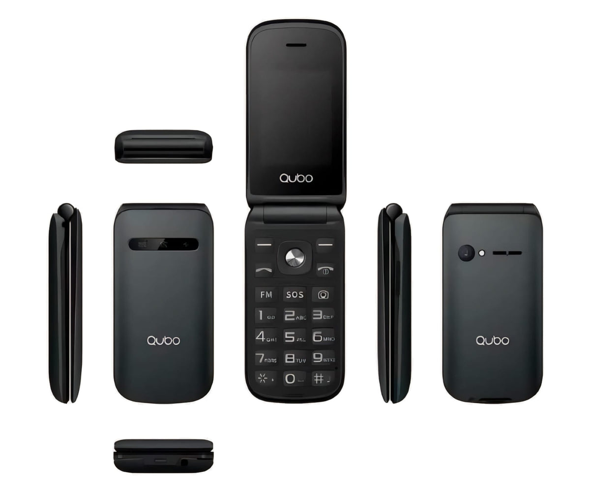 QUBO SENIOR X-209 4G NEGRO / MÓVIL 2.4" - detalle