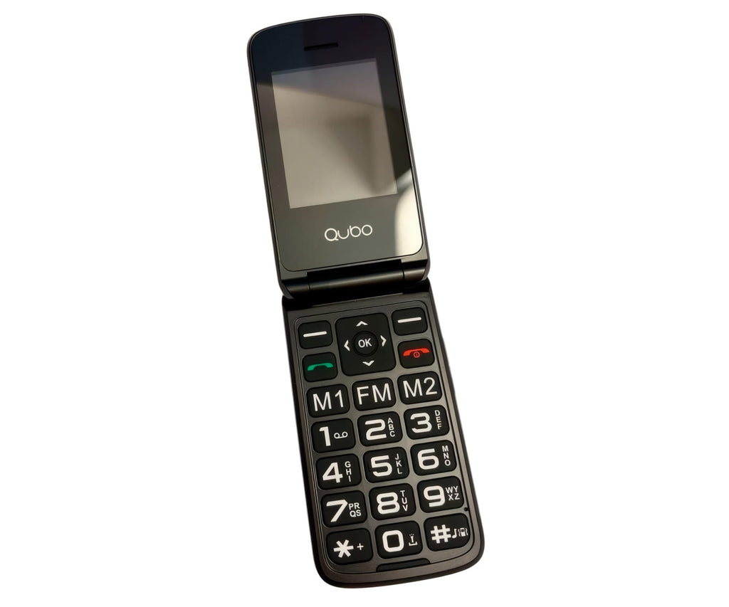 QUBO SENIOR X-247 BK 4G NEGRO / MÓVIL 2.31" - detalle
