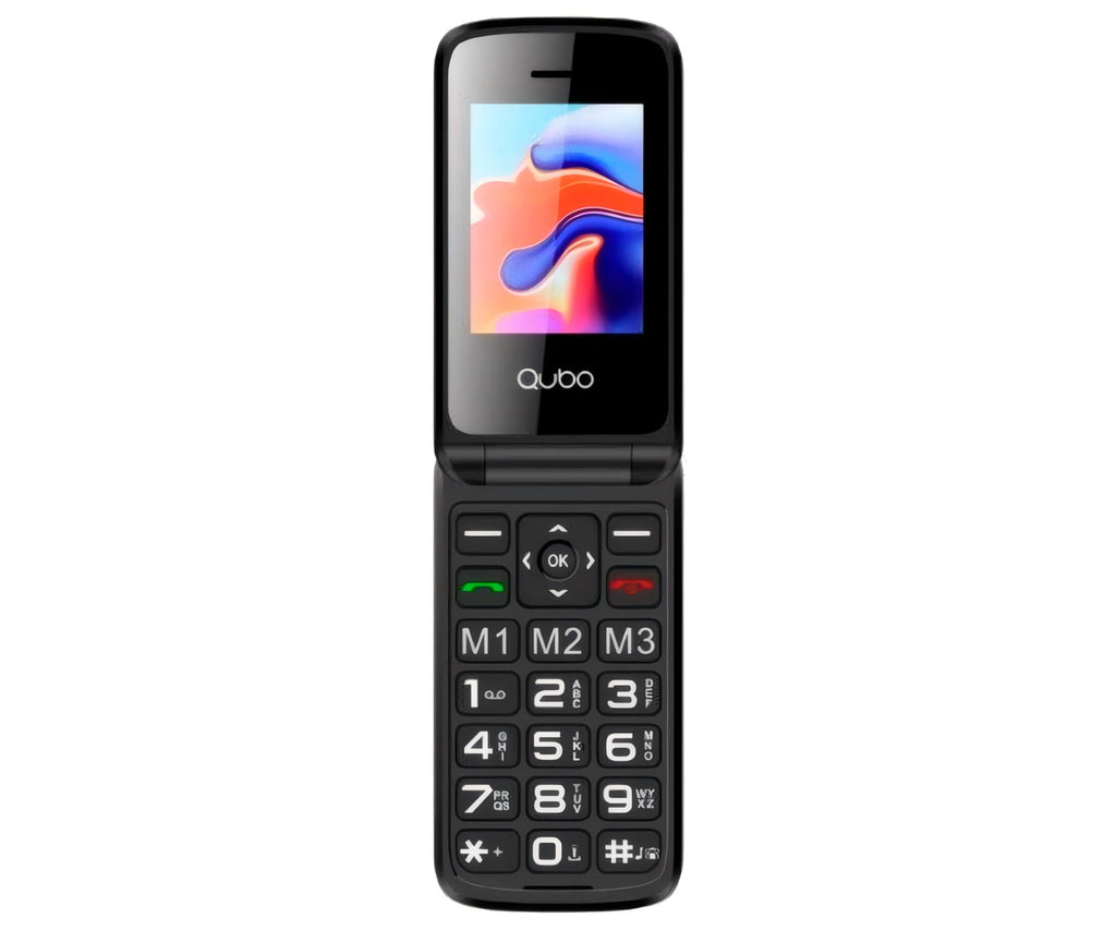 QUBO SENIOR X-247 BK 4G NEGRO / MÓVIL 2.31"