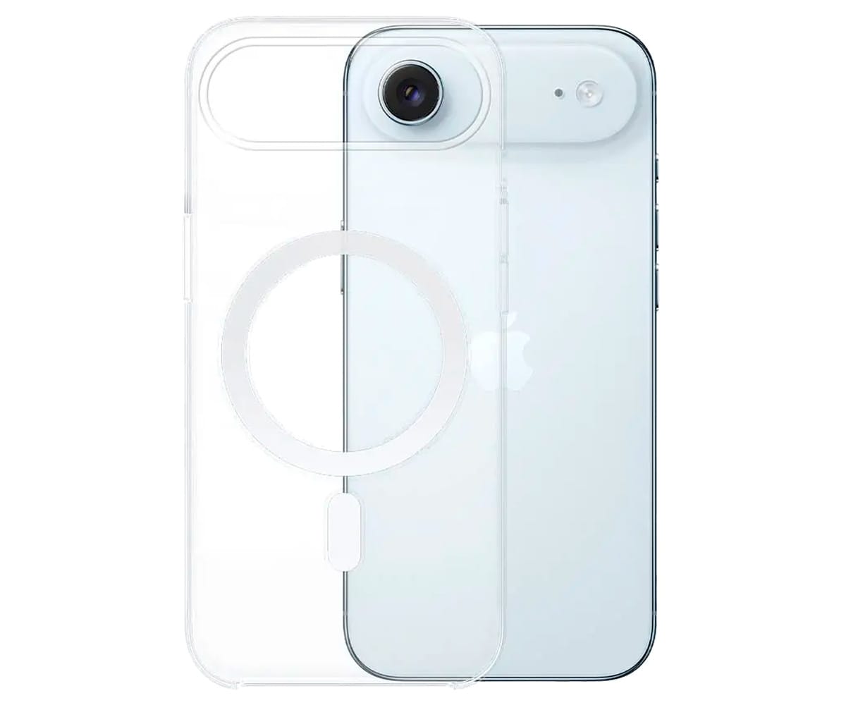 JC TRASERA DE SILICONA TRANSPARENTE COMPATIBLE CON MAGSAFE / APPLE IPHONE AIR