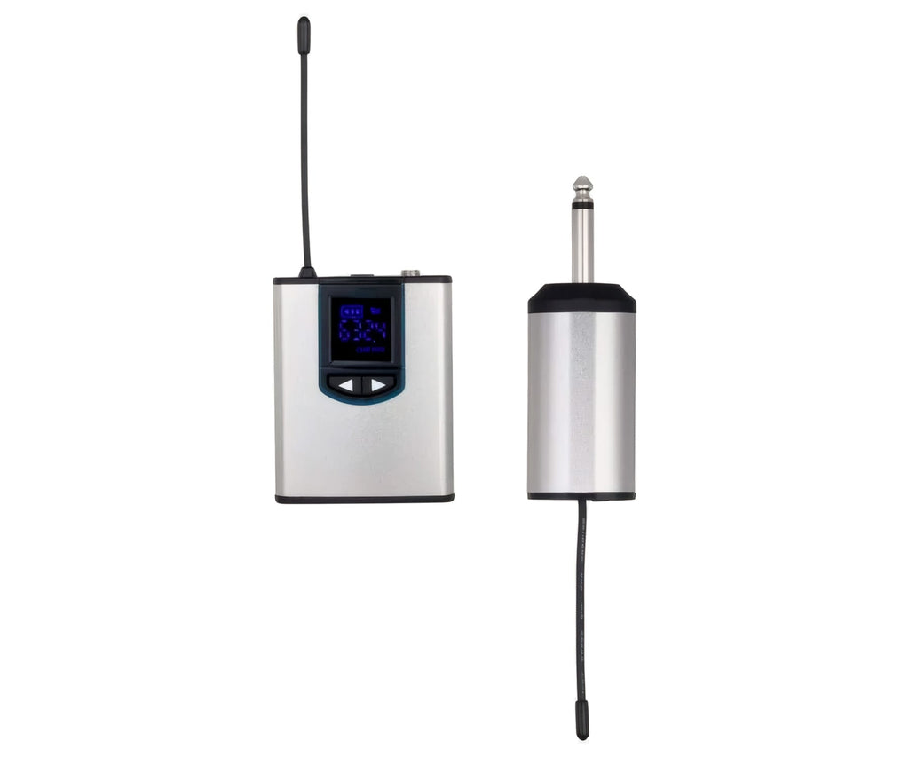 NK IG33008 PLATA Y NEGRO / MICRÓFONO DE SOLAPA INALÁMBRICO CON ADAPTADOR DE CÁMARA - detalle