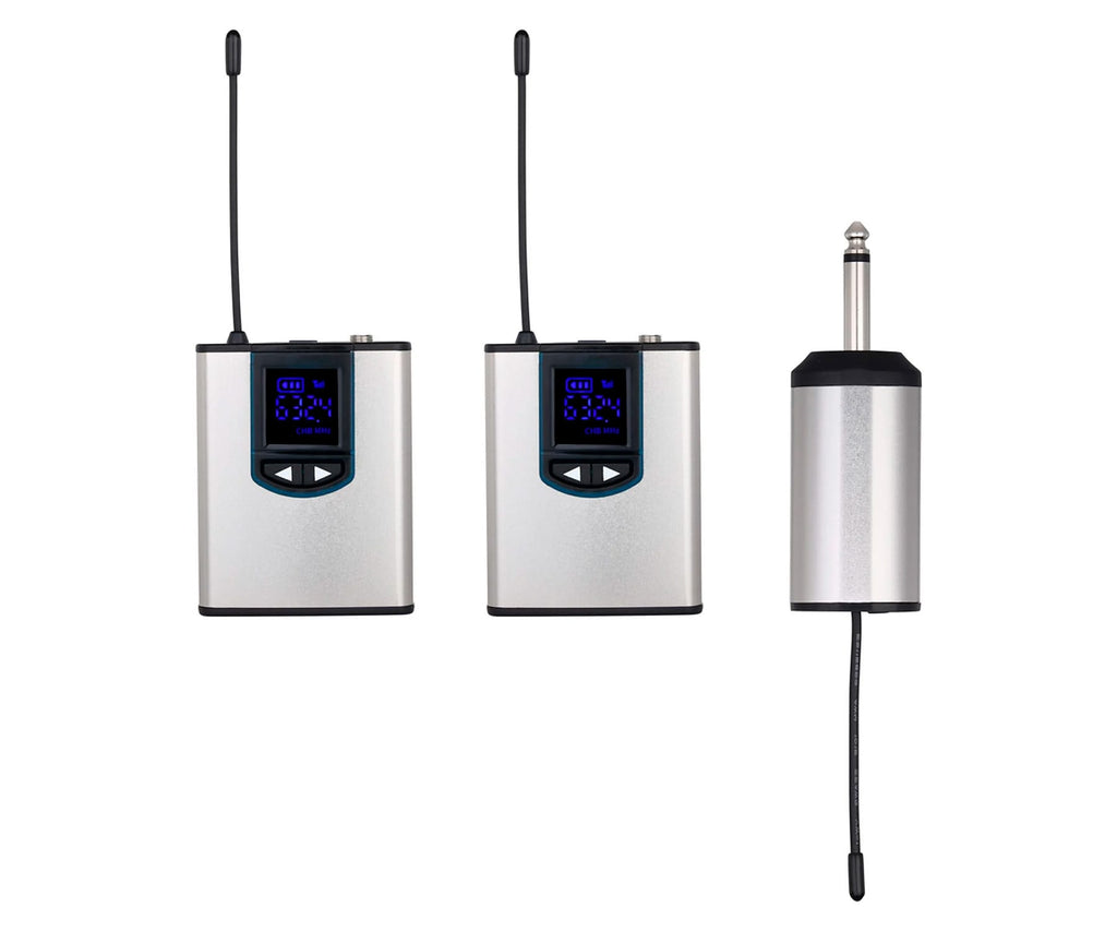 NK IG33008KIT PLATA Y NEGRO / PACK DE 2 MICRÓFONOS DE SOLAPA INALÁMBRICOS CON ADAPTADOR DE CÁMARA - detalle
