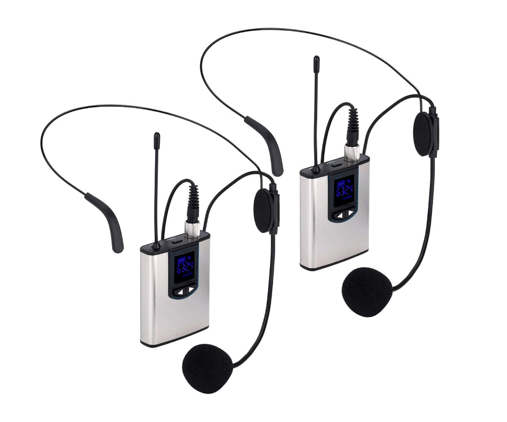 NK IG33008KIT PLATA Y NEGRO / PACK DE 2 MICRÓFONOS DE SOLAPA INALÁMBRICOS CON ADAPTADOR DE CÁMARA