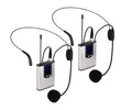 NK IG33008KIT PLATA Y NEGRO / PACK DE 2 MICRÓFONOS DE SOLAPA INALÁMBRICOS CON ADAPTADOR DE CÁMARA