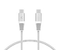 KSIX BXCUCC2T2 BLANCO / CABLE DE CARGA Y DATOS 2 METROS / USB-C A USB-C / CARGA ULTRARRÁPIDA 60W