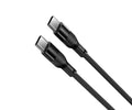 KSIX BCL060WAS02 NEGRO / CABLE DE CARGA Y DATOS 1 METRO / USB-C A USB-C / CARGA ULTRARRÁPIDA 60W