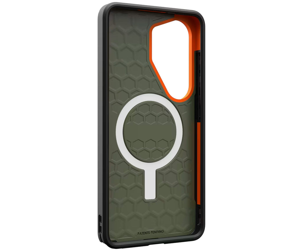 UAG FUNDA CIVIL OLIVA/NARANJA / SAMSUNG GALAXY S26 ULTRA - detalle