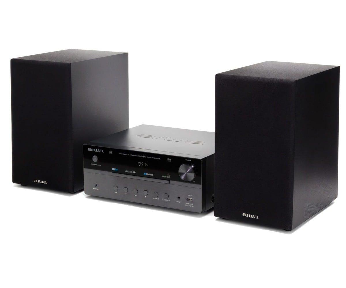AIWA MSBTU-550 BLACK / MICROCADENA 50W CON ALTAVOCES