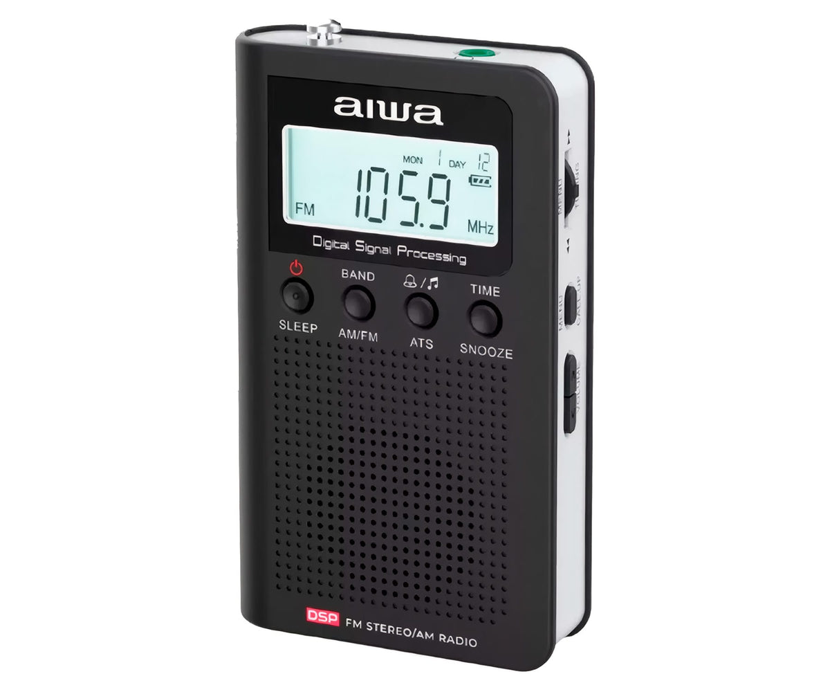 AIWA RSD-45BK NEGRA / RADIO DIGITAL DE BOLSILLO AM/FM