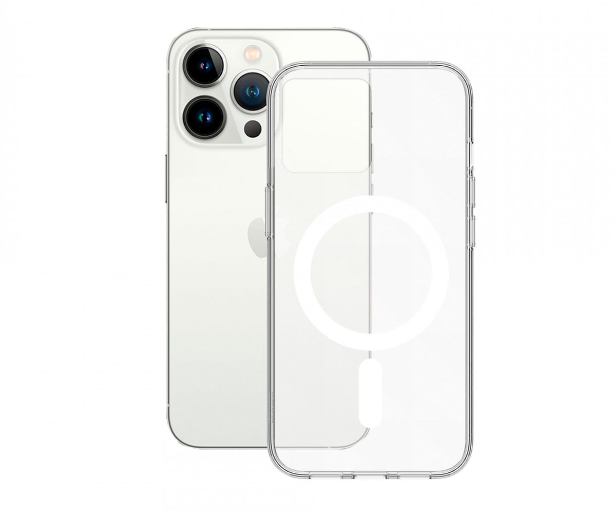 KSIX FUNDA TRASERA COMPATIBLE CON MAGCHARGE / APPLE IPHONE 13 PRO