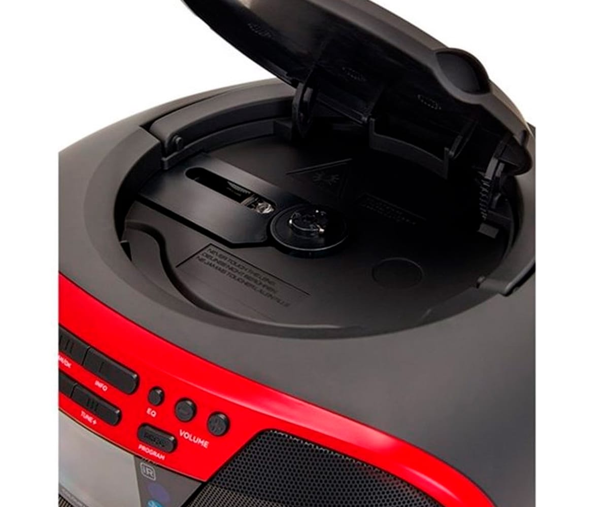AIWA BBTU-500DAB ROJO / RADIO CD PORTÁTIL - detalle