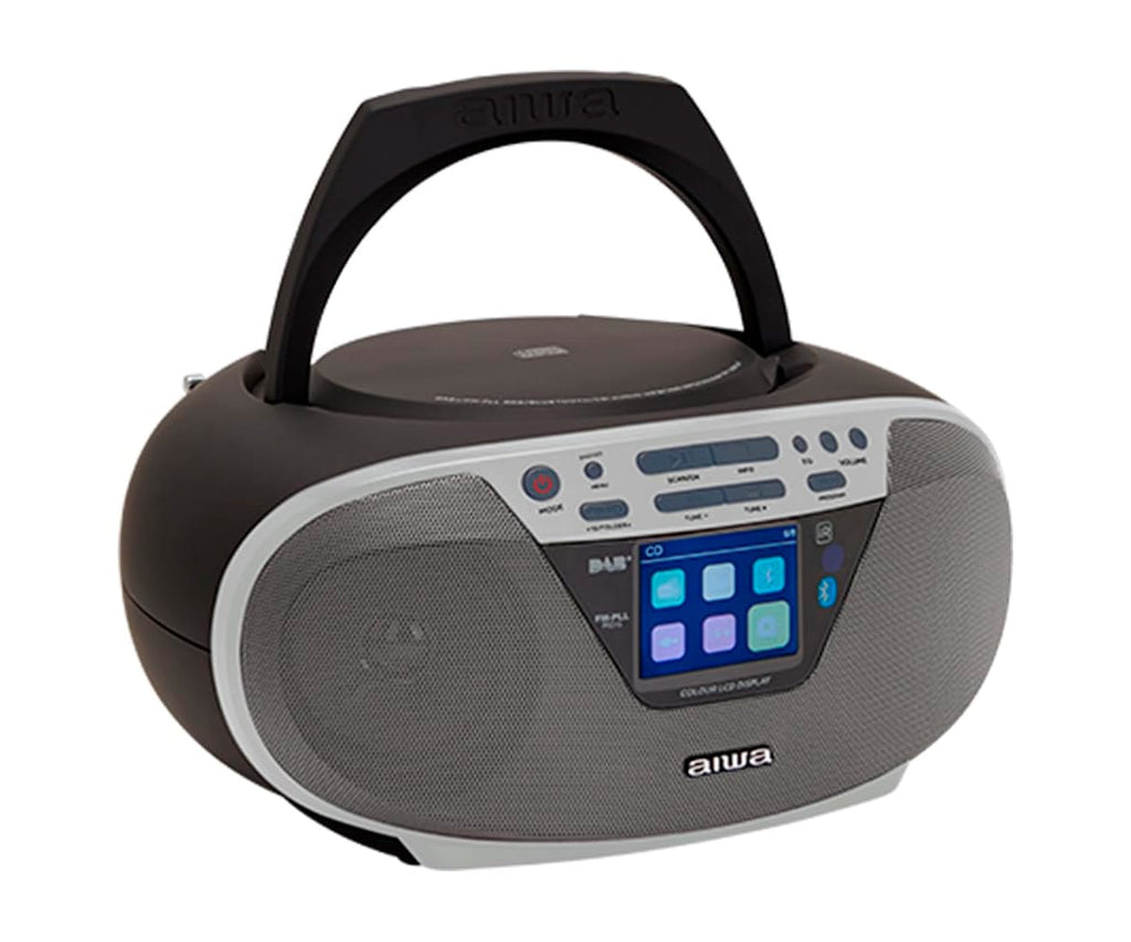 AIWA BBTU-500DAB SILVER / RADIO CD PORTÁTIL - detalle