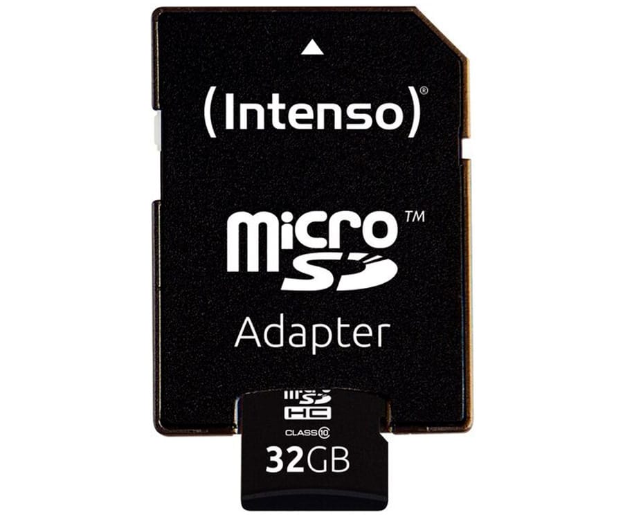 INTENSO MICROSD 32GB NEGRO/ TARJETA DE MEMORIA MICROSD, CATEGORÍA 10 C/ADPATADOR, 20/12MB/S - detalle