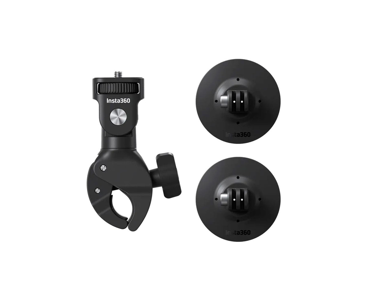 KIT DE MONTAJE PARA MOTOCICLETA / COMPATIBLE CON INSTA360 X4 / X5 / GO ULTRA - detalle