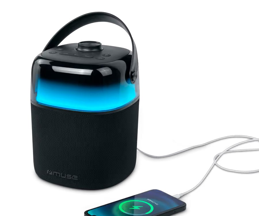 MUSE M-520 KA BLACK / ALTAVOZ PORTÁTIL KARAOKE - detalle