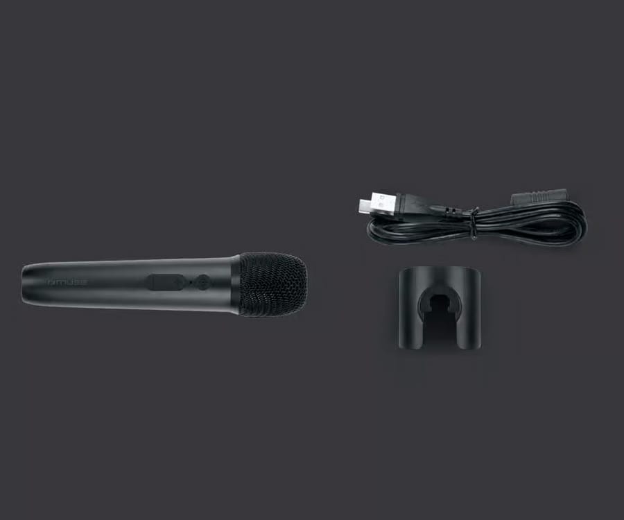 MUSE M-520 KA BLACK / ALTAVOZ PORTÁTIL KARAOKE - detalle