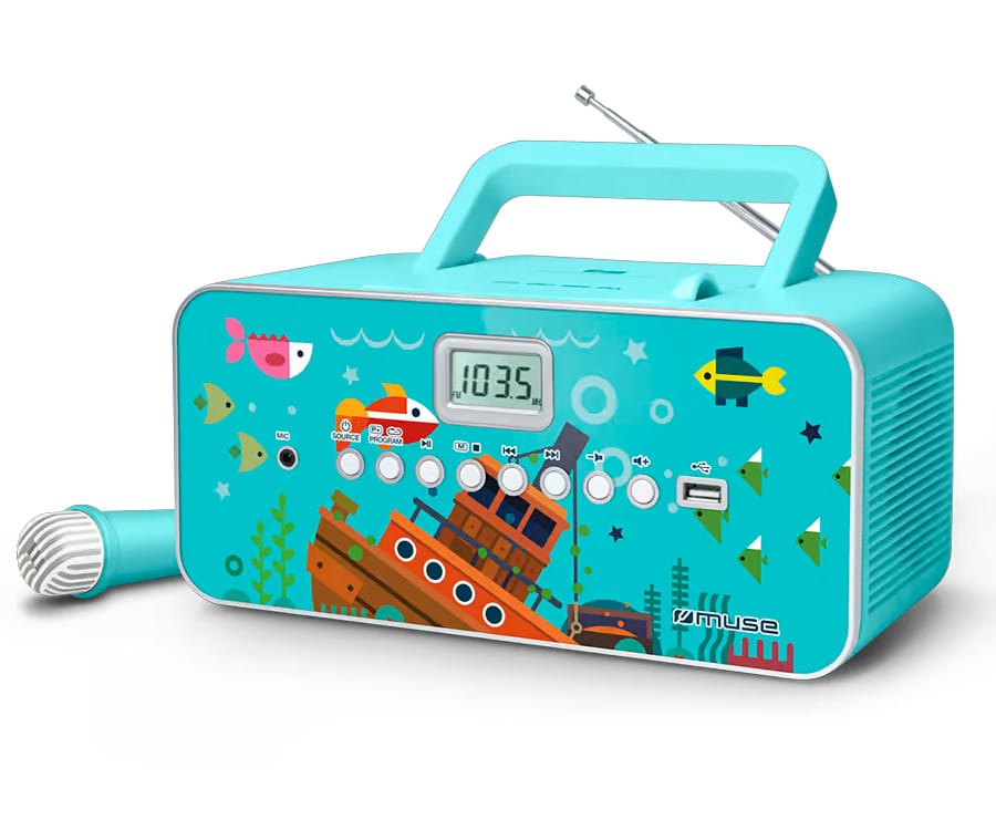 MUSE M-29 KB / RADIO PORTÁTIL CD CON MICRÓFONO
