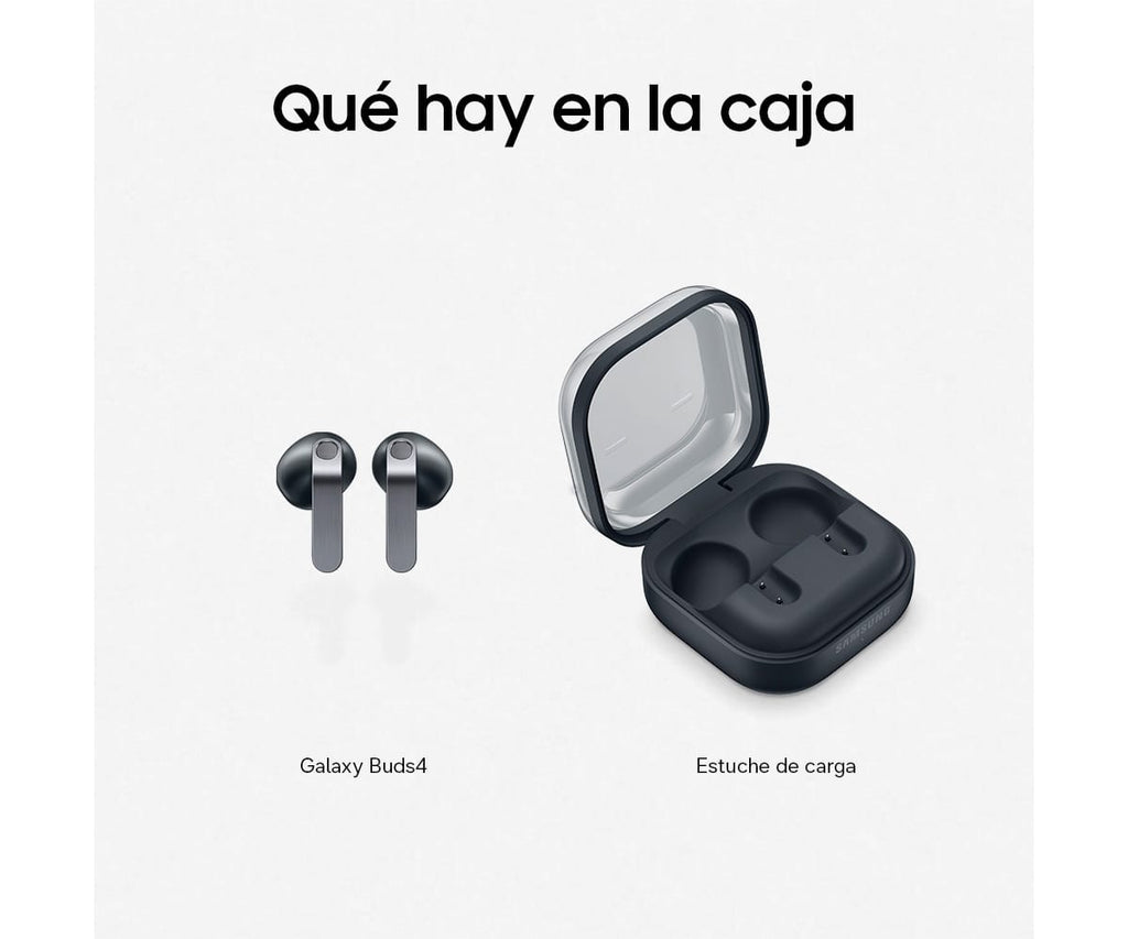 SAMSUNG GALAXY BUDS4 BLACK / AURICULARES INEAR INÁLAMBRICOS - detalle