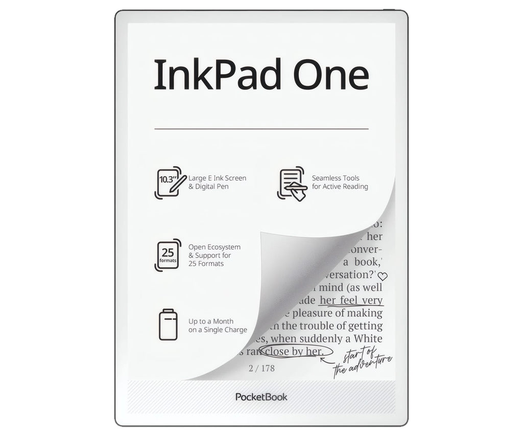POCKETBOOK INKPAD ONE MATTE BLACK / LECTOR DE LIBROS ELECTRÓNICOS 10.3" 32GB