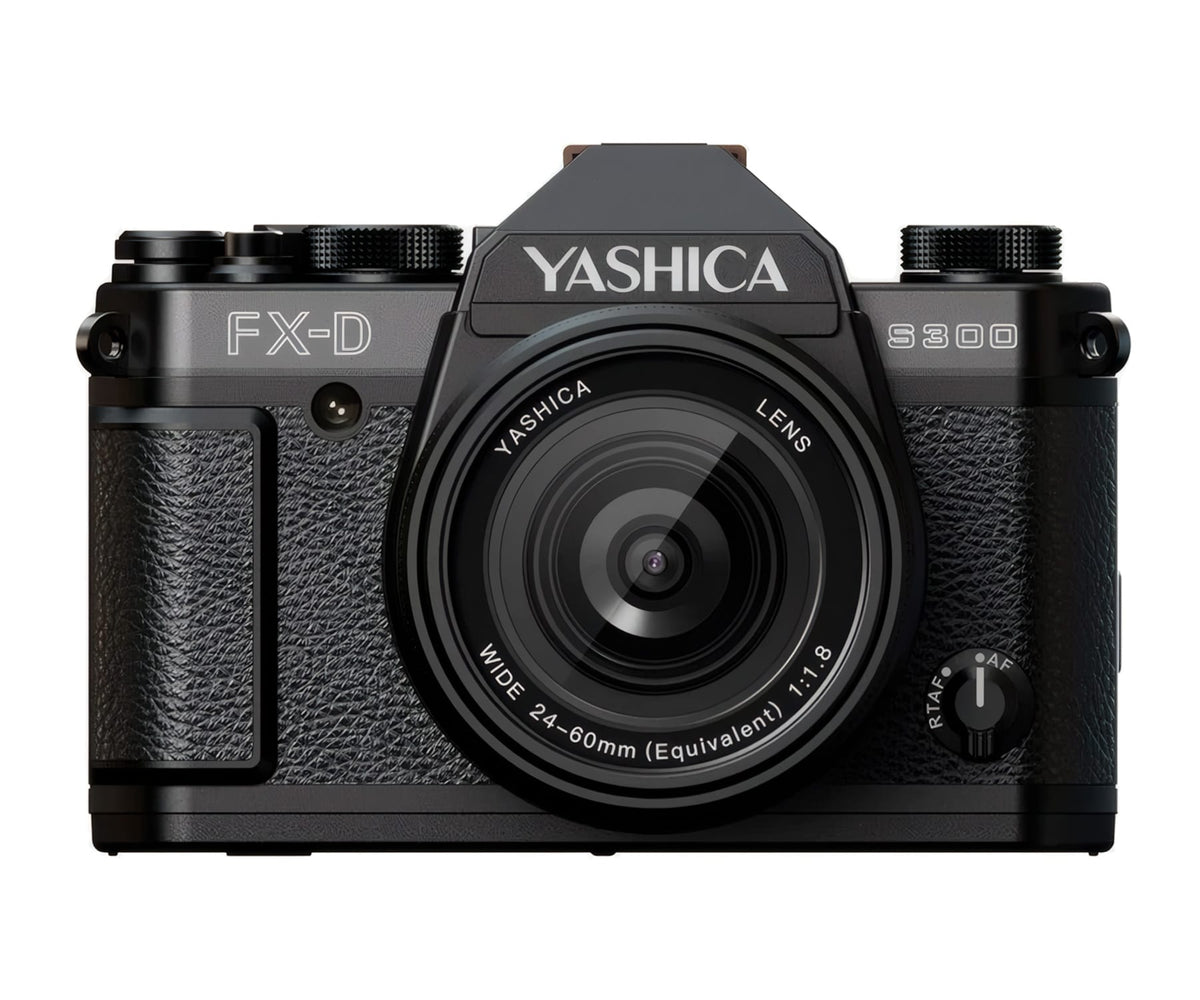 YASHICA FX-D S300 BLACK / CÁMARA DE SIMULACIÓN DE PELÍCULA DIGITAL