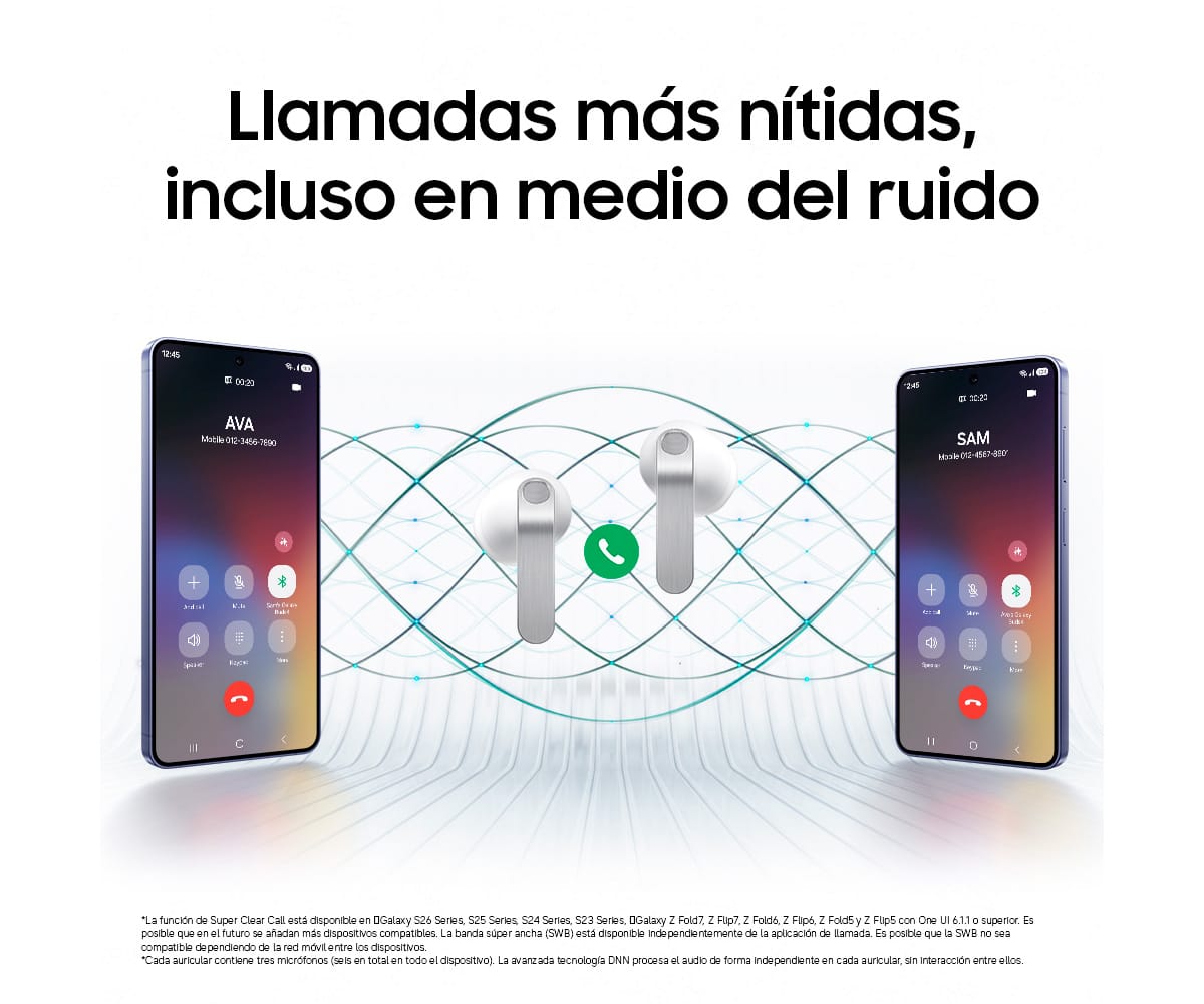 SAMSUNG GALAXY BUDS4 WHITE / AURICULARES INEAR INÁLAMBRICOS - detalle