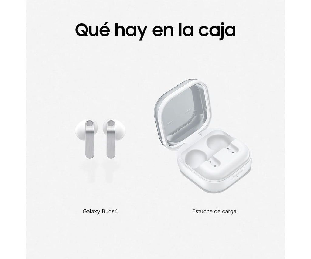 SAMSUNG GALAXY BUDS4 WHITE / AURICULARES INEAR INÁLAMBRICOS - detalle