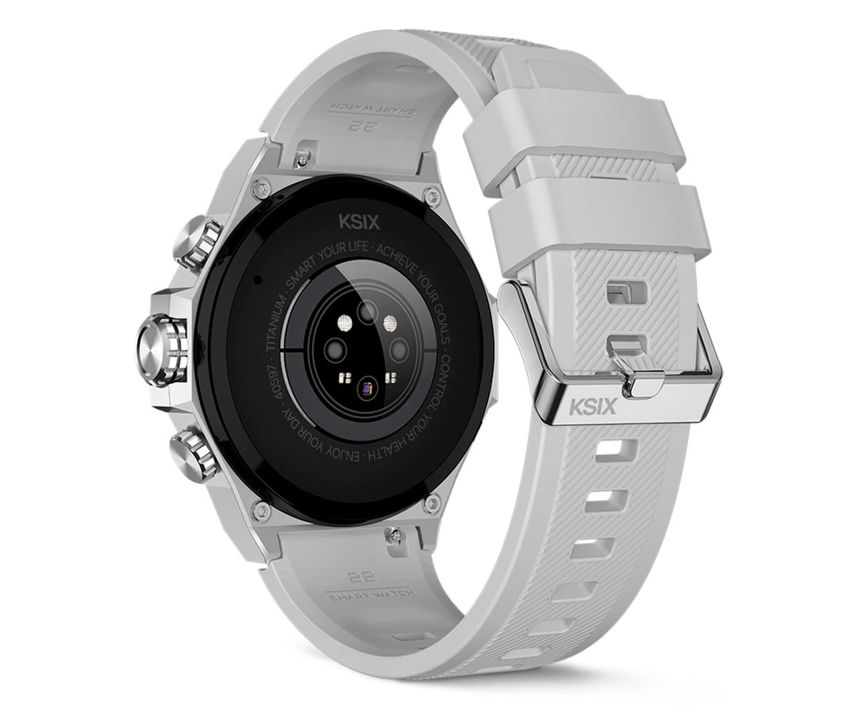 KSIX TITANIUM PLATEADO / SMARTWATCH 1.43" - detalle