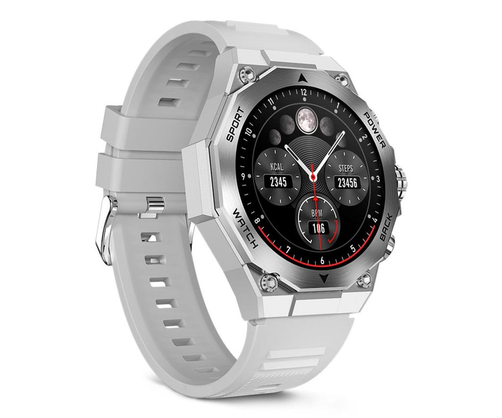 KSIX TITANIUM PLATEADO / SMARTWATCH 1.43" - detalle