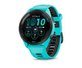 GARMIN FORERUNNER® 265 NEGRO CON CARCASA EN TURQUESA Y CORREA DE SILICONA EN TURQUESA/NEGRO / SMARTWATCH 46MM