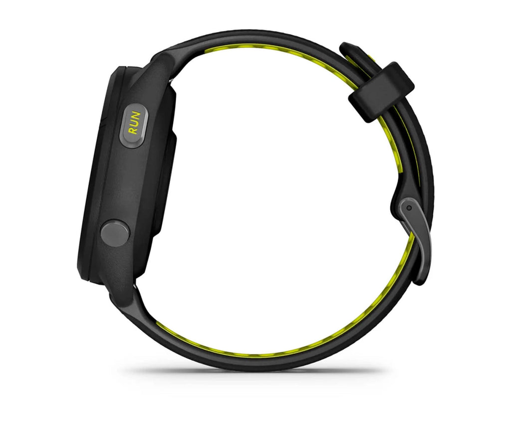 GARMIN FORERUNNER® 265S NEGRO CON CORREA DE SILICONA EN NEGRO/AMARILLO / SMARTWATCH 42MM - detalle